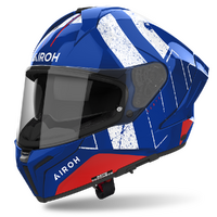 Airoh Matryx Helmet Scope Blue/Red Gloss