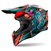 Airoh Helmet Wraaap  Cyber Orange Gloss
