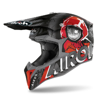 Airoh Wraap Alien Off Road Helmet Red Matt