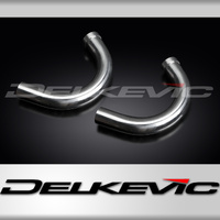 Suzuki T500 Cobra Titan 68-75 GT500 76-77 Stainless Steel Down Pipe SET X 2
