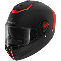 Shark Spartan RS Blank Helmet Black/Red