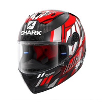 SHARK RACE-R PRO CARBON HELMET REPLICA ZARCO SPEEDBLOCK RED/WHITE