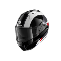 Shark EVO ES Modular Helmet Endless WHT/BLK/Red Product thumb image 1
