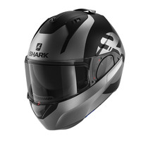 Shark EVO-ES Modular Helmet Kedje Helmet Black/Anthracite/Black