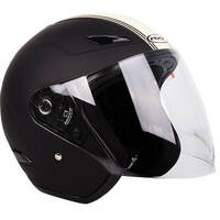 RXT Metro Retro Helmet Matt Black/Cream