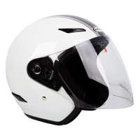RXT Metro Retro Helmet White Silver