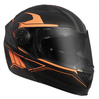 RXT 909 Modular Helmet Black/Neon Orange Product thumb image 1