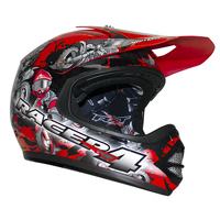 RXT Racer 4 Kids Off Road Helmet Red