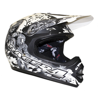 RXT Racer 4 Kids Off Road Helmet Matt Black/White