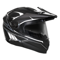 RXT Safari Adventure Helmet Matt Black/White Product thumb image 1