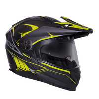 RXT Safari Adventure Helmet Matt Fluro Yellow