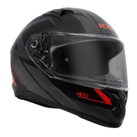 RXT Suzuka Helmet Matt Black/Grey/Red