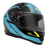 RXT Suzuka Helmet Gloss Black/Blue/Fluro
