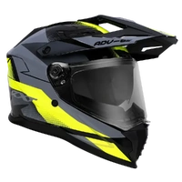 RXT ADV-65 Helmet Gloss Black / Grey / Yellow