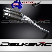 Yamaha FZ6N FZ6S Fazer 04-10 200MM Round Carbon Exhaust System Product thumb image 1