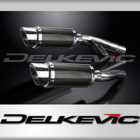 Triumph Sprint Executive 1998-1998 200MM Round Carbon Exhaust System