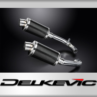Honda VTR1000F Firestorm 1997-2006 225MM Oval Carbon Exhaust System