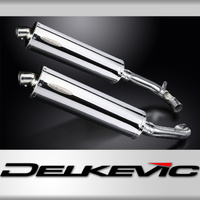 Honda VTR1000F Firestorm 1997-2006 450MM Oval Stainless Exhaust System
