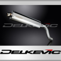 Triumph Speed Triple 955i 02-04 HI-LEVEL 450MM Oval Stainless Exhaust System