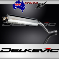 Kawasaki KLR650C 1995-2003 450MM Oval Stainless Exhaust System Product thumb image 1