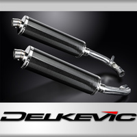 Honda VTR1000F Firestorm 1997-2006 450MM Oval Carbon Exhaust System