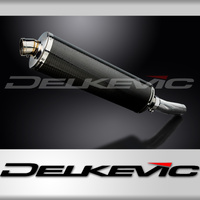 HONDA CB400SF REVO NC42 HYPER VTEC 2007-2015 450MM OVAL CARBON EXHAUST SYSTEM
