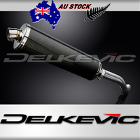 HONDA VFR800 HI-LEVEL 1998-2001 450MM OVAL CARBON EXHAUST SYSTEM