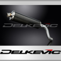 Triumph Speed Triple 955i 02-04 HI-LEVEL 450MM Oval Carbon Exhaust System