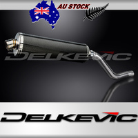 Kawasaki KLR650C 1995-2003 450MM Oval Carbon Exhaust System