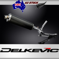 Suzuki DL650 V-STROM 17-23 DE-CAT 450MM Oval Carbon Fibre Exhaust System