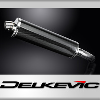 KAWASAKI Z900RS 2018-2024 450MM CARBON FIBRE OVAL EXHAUST SYSTEM