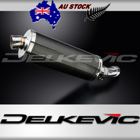 Suzuki SV650 SV650S 2003-2015 350MM Oval Carbon Exhaust System