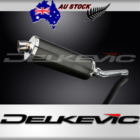 HONDA CBR250R CBR250 2011-2014 MC41 350MM OVAL CARBON EXHAUST SYSTEM