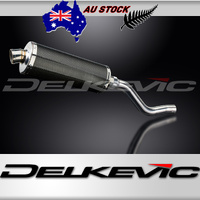 Kawasaki KLR650E 2008-2021 350MM Oval Carbon Exhaust System