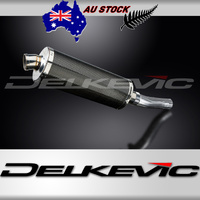 HONDA CBR500R 2016-2024 350MM OVAL CARBON EXHAUST SYSTEM