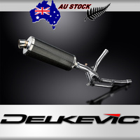 Suzuki DL650 V-STROM 17-23 DE-CAT 350MM Oval Carbon Fibre Exhaust System