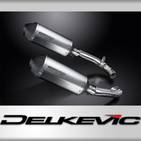 Honda VTR1000F Firestorm 1997-2006 260MM X-OVAL Titanium Exhaust System Product thumb image 1