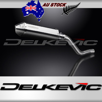 Kawasaki KLR650C 1995-2003 320MM TRI-OVAL Stainless Exhaust System