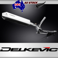 Suzuki DL650 V-STROM 17-23 DE-CAT 420MM TRI Oval Stainless Steel Exhaust System Product thumb image 1
