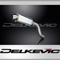 Triumph Speed Triple 955i 02-04 HI-LEVEL 225MM Oval Stainless Exhaust System