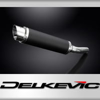 HONDA CB400SF REVO NC42 HYPER VTEC 2007-2015 350MM ROUND CARBON EXHAUST SYSTEM