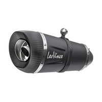 Leovince LV SLIP-ON A | Factory S | Stainless Black | Ninja 1000 SX/Tourer 20> (Fits w orig. pann)