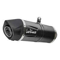 Leovince LV SLIP-ON A | LV ONE EVO | Stainless Black | CRF 1100 L AF Twin/ADV Sport/DCT 20> (Fits w orig. pann)
