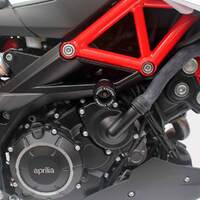 Oggy Knobs 750-900 Aprilia Shiver& Dorsodura 08-20 (Black Frame Sliders) sku:OK388