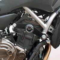Oggy Knobbs Full Protection KIT Yamaha MT-07 14-23 & XSR700 14-23 (Black KNOBBSs with steel bracket)