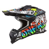 Oneal 24 2SRS Youth Off Road Helmet Rancid V.24 Multicoloured