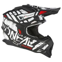 Oneal 24 2SRS Off Road Helmet Glitch V.23 Black/White