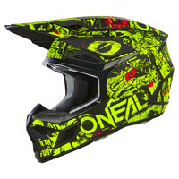 Oneal 25 3SRS Youth Helmet Attack V.25 - BLK/N-YEL