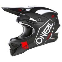 Oneal 24 3SRS Off Road Helmet Hexx V.23 Black/White