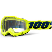 100% ACCURI 2 GOGGLE YELLOW CLEAR LENS